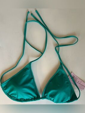 wild fable Teal Triangle Bikini Top